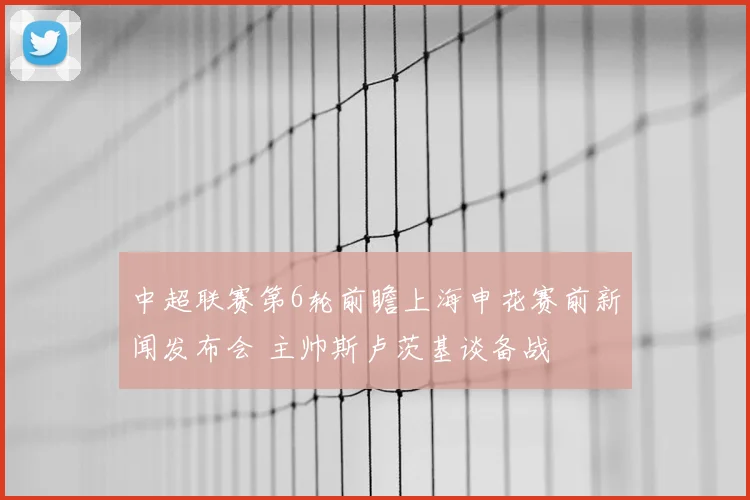 中超联赛第6轮前瞻上海申花赛前新闻发布会 主帅斯卢茨基谈备战